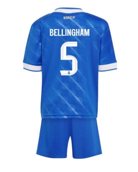 Billige Fotballdrakt Real Madrid Jude Bellingham #5 Replika Tredjedraktsett Barn 2025-26 Kortermet (med bukser)